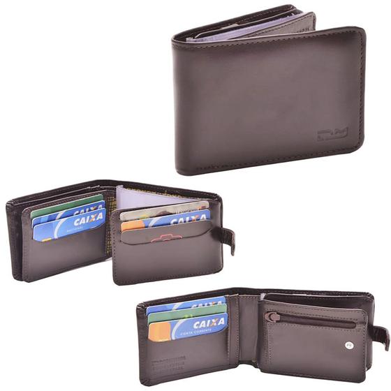 Carteira Masculina Executiva Documentos, Cnh, Cédulas e Porta Moedas Menor preço em Carteira Masculina Executiva Documentos, Cnh, Cédulas e Porta Moedas