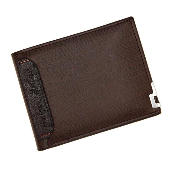 Imagem de Carteira Masculina Horizontal Slim de Bolso Impermeável para Cartões Cédulas Documentos com Acabamento Premium