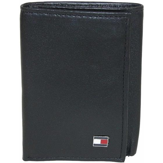 Imagem de Carteira Masculina Tommy Hilfiger em Couro - Trifold