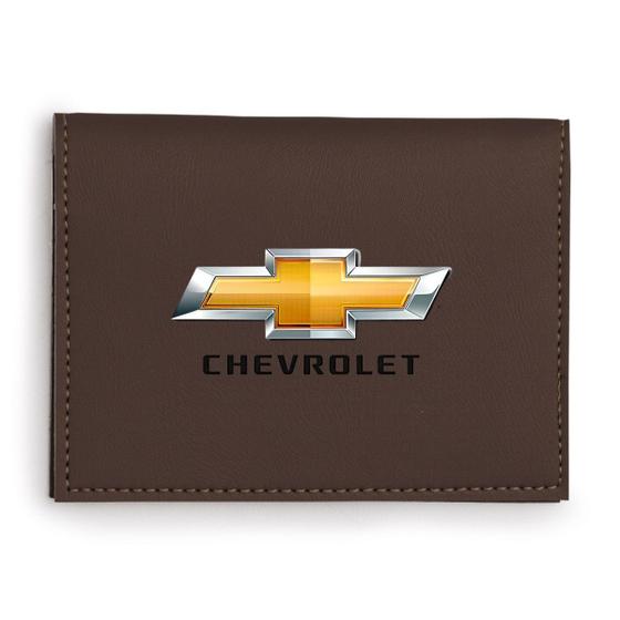 Imagem de Carteira Slim Masculina Porta Cartão Dinheiro Para Chevrolet