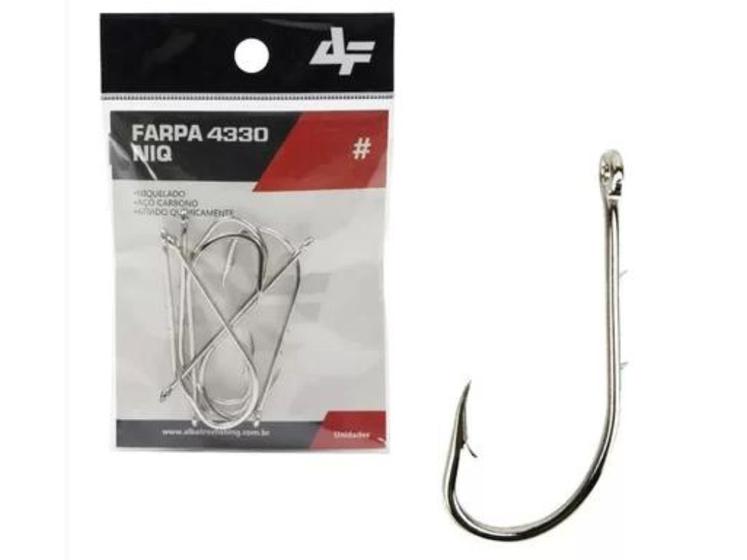 Imagem de Cartela de Anzol Farpa 4330 2/0 C/25 PCS Albatroz