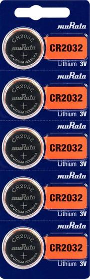 Imagem de Cartela de Bateria CR2032 3v SONY/MURATA c/5 unidades