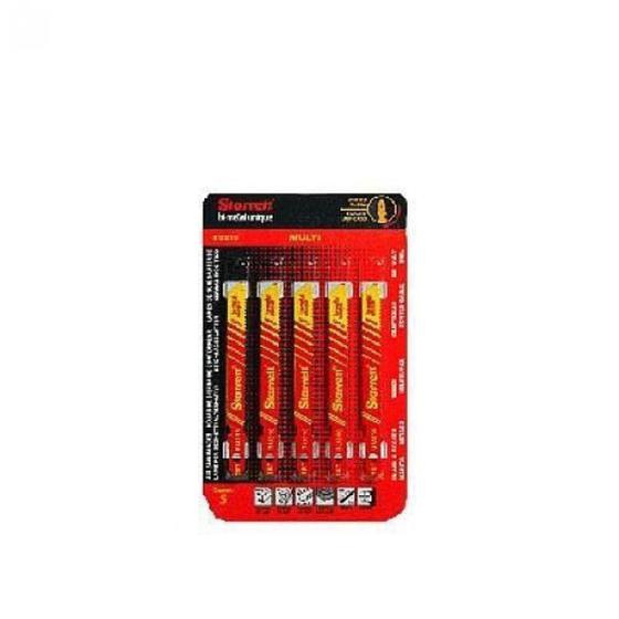 Imagem de Cartela de lâmina serra tico tico bimetal 50 mm com 5 peças - BU232 - Starrett