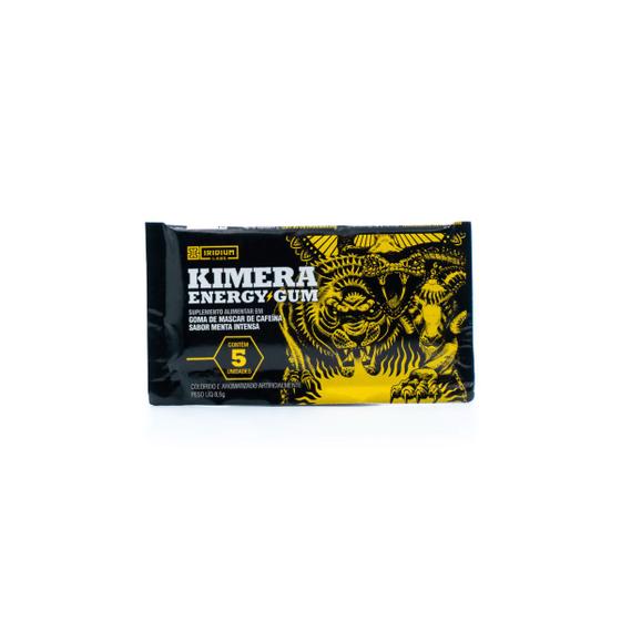 Imagem de Cartela Goma de Mascar Kimera Energy Gum Cafeína 