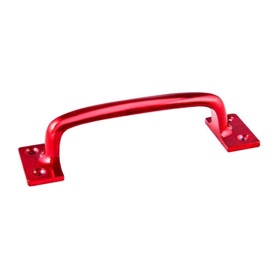 Imagem de cartela puxador alca 86127 120mm vermelho alianca