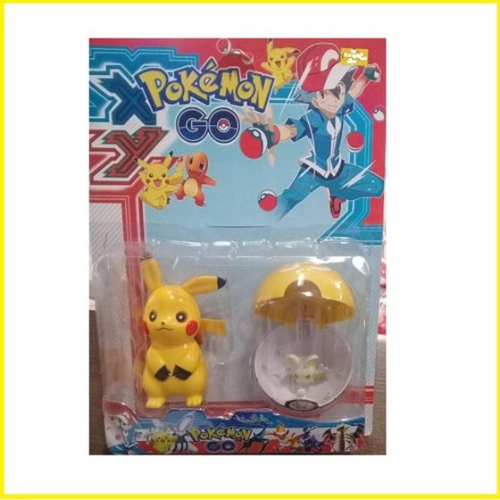 Cartelado Boneco Pokémon Go Pikachu Brinquedo Menor preço em Cartelado Boneco Pokémon Go Pikachu Brinquedo