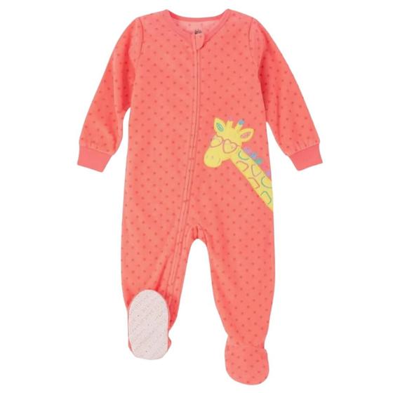 Imagem de Carters Macacão Pijama Com Pezinho Kids Bebê Original Fleece