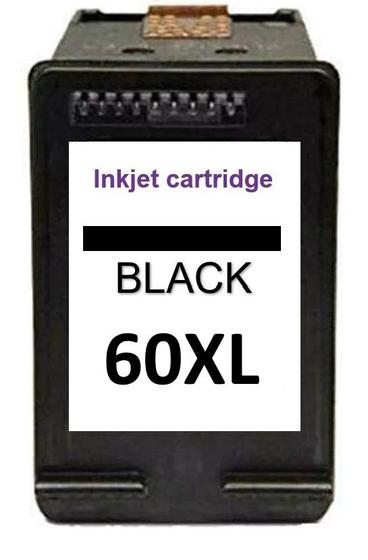 Imagem de Cartucho 60 Xl Preto Compatível Deskjet D110 F4280 F4480 15ml