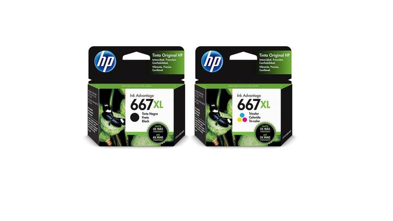 Cartucho 667xl kit com 1bk 1color 1275 2374 2375 2376 2774 2776 6476 Menor preço em Cartucho 667xl kit com 1bk 1color 1275 2374 2375 2376 2774 2776 6476