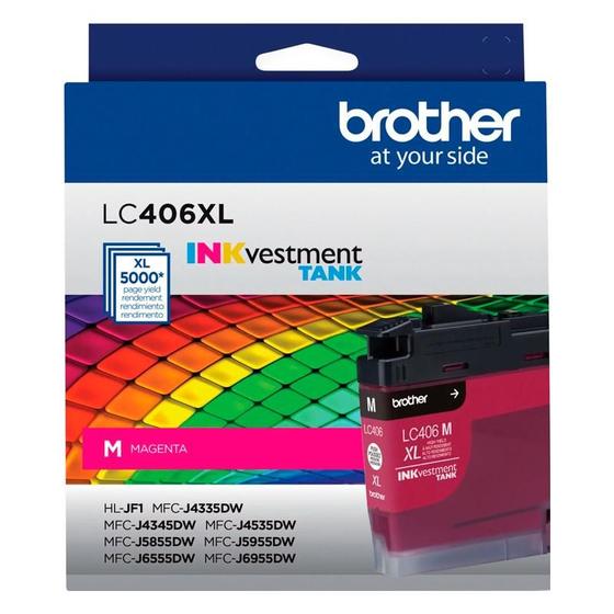 Imagem de Cartucho Brother LC406XLMS magenta 5000 páginas