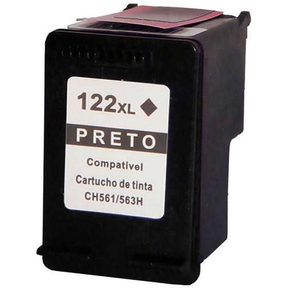 Imagem de Cartucho de Tinta - 122 XL Black - Compatível com Impressoras deskjet 1000/2000/2050/3050