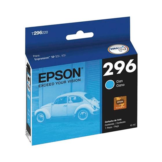 Imagem de Cartucho de Tinta 296 Ciano 4mL Epson