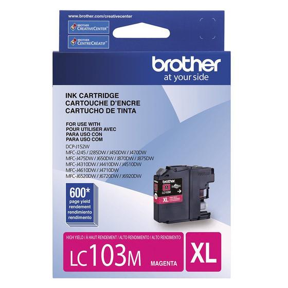 Imagem de Cartucho de Tinta Brother LC 103 M Magenta