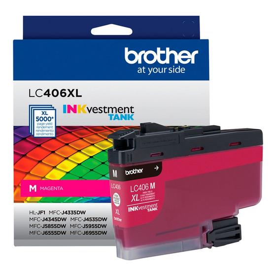 Imagem de Cartucho de Tinta Brother Magenta 5K LC406XLMS