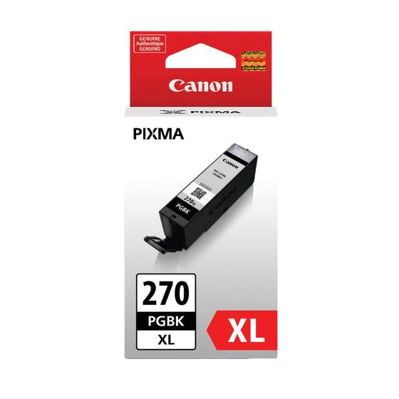 Imagem de Cartucho de Tinta Canon PGI-270XL Preto de Alto Rendimento (0319C001)