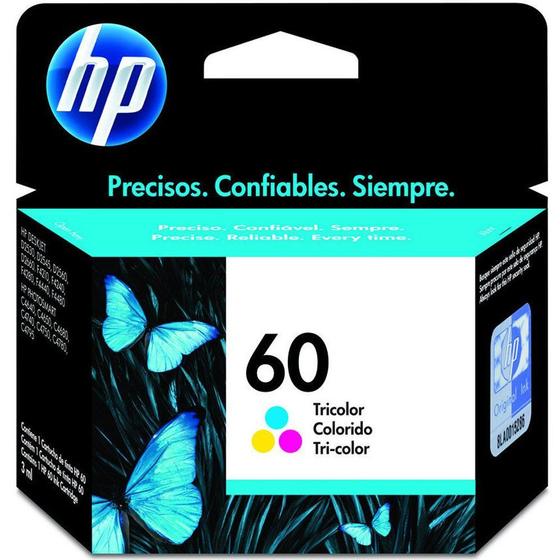 Imagem de Cartucho de Tinta HP 60 Color CC643WB