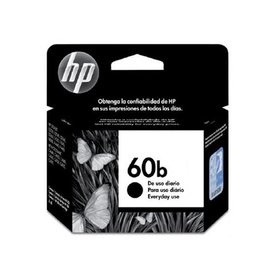 Imagem de Cartucho de Tinta HP 60B Preto Everyday CC636WB