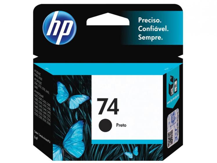 Imagem de Cartucho de Tinta HP 74 Preto