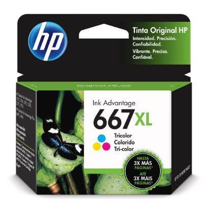 Cartucho de tinta original hp  667xl colorido 3ym80ab  hp é boa?