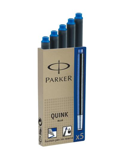 Imagem de Cartucho De Tinta Parker Azul Real Lavável Com 5 Unidades