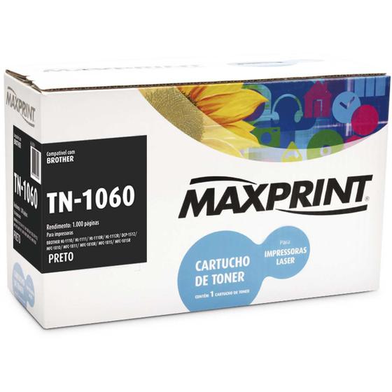 Imagem de Cartucho de Toner Comp.brother TN1060 Preto