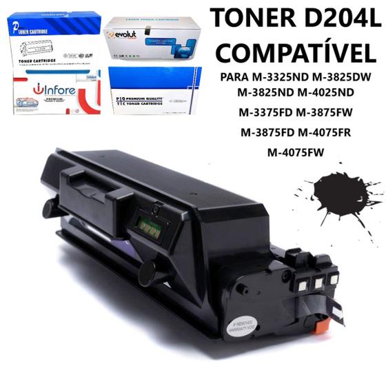 Imagem de Cartucho de toner Compatível D204 MLT-D204L para Samsung para M3825 M4025 M3325 M3875 M3375 M4075