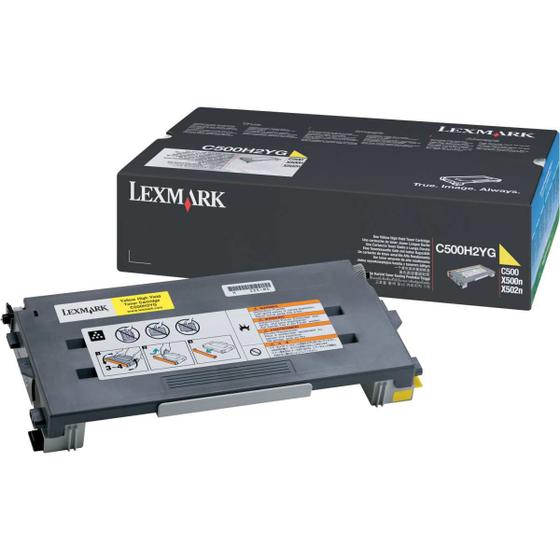 Imagem de Cartucho de Toner Orig.lexmark C500H2YG Amarelo C500