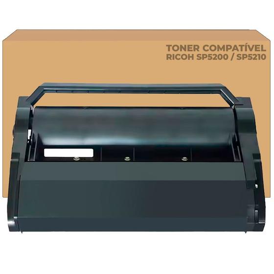 Imagem de Cartucho de toner SP5210 compatível para impressora Ricoh SP5200S 25k