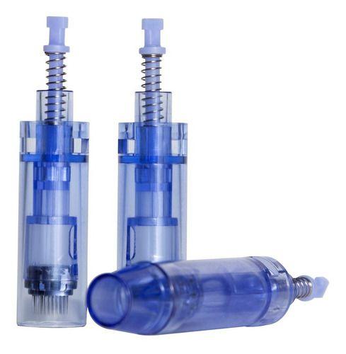 Imagem de Cartucho Dermapen Azul Com Mola Kit Com 10un - A6 Outros