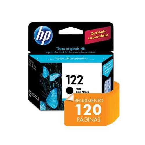 Imagem de Cartucho HP 122 Jato de Tinta Preto 2ML- CH561HB