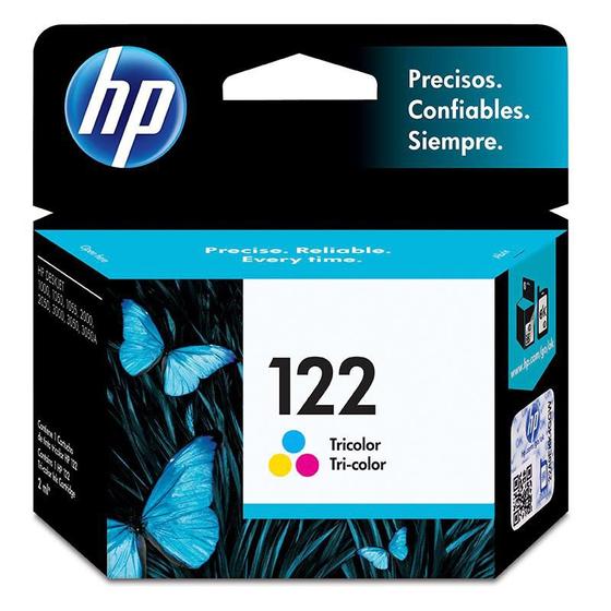 Imagem de Cartucho HP 122 Original CH562HB cores p/ DeskJet 1000, 2050, 3050, 2000