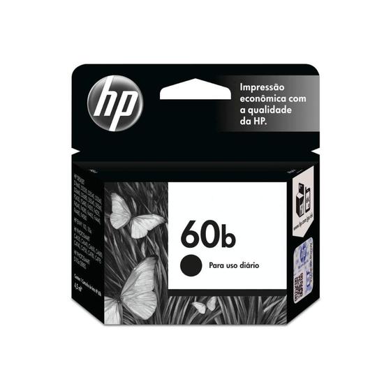 Imagem de Cartucho Hp 60b Preto P/ F4224 F4480 F4580 D110a D410a C4780