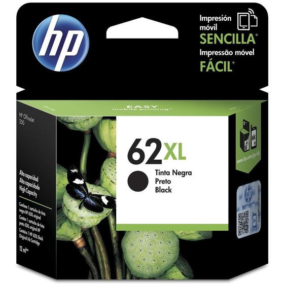 Imagem de Cartucho HP 62XL Preto C2P05AL