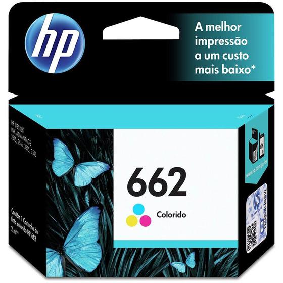 Imagem de Cartucho HP 662 colorido CZ104AB