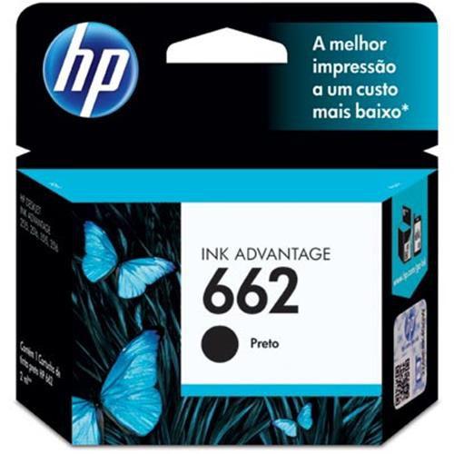 Imagem de Cartucho Hp 662 Preto Original - Cz103ab