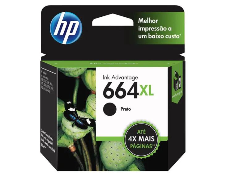 Cartucho hp 664 xl Black original Menor preço em Cartucho hp 664 xl Black original