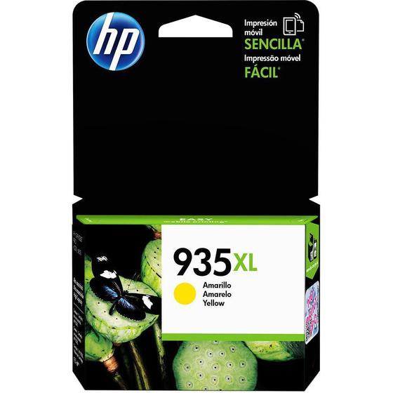 Imagem de Cartucho HP 935XL Amarelo Original (C2P26AB) Para HP Officejet 6830, 6230