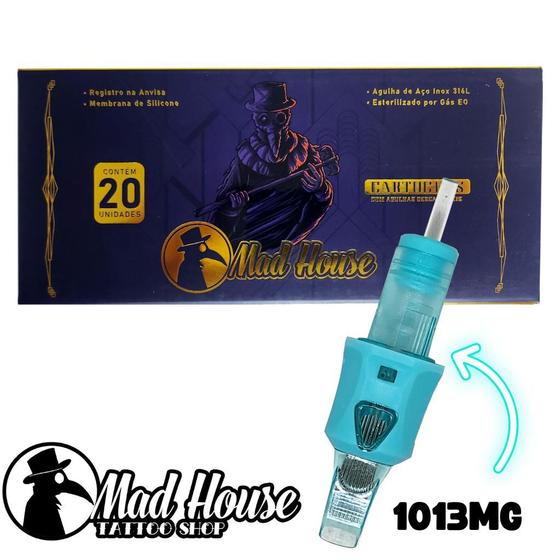Imagem de Cartucho MAD HOUSE PINTURA RETA : Caixa com 20 Unidades de Qualidade Premium