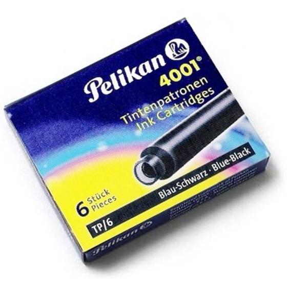 Imagem de Cartucho Para Caneta Tinteiro Blue Black Pelikan 4001 Tp/6