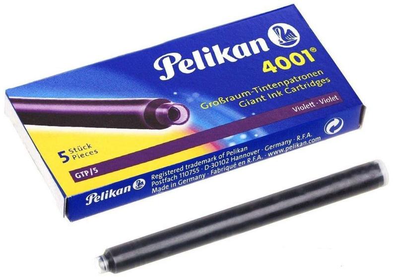 Imagem de Cartucho Para Caneta Tinteiro Pelikan 4001 GTP/5 Violeta