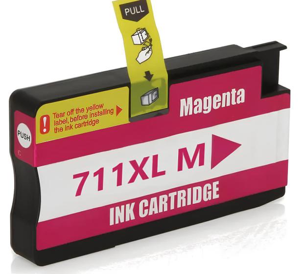 Imagem de Cartucho Para HP T120 711xl - CZ131AB Magenta Compatível