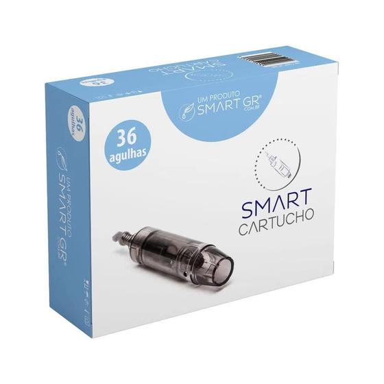 Imagem de Cartucho Smart Derma Pen Preto - Kit com 10 unidades - 36 agulhas - Smart GR