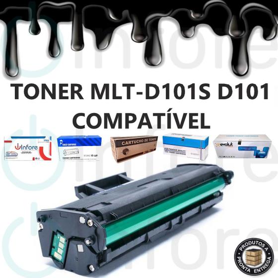 Imagem de Cartucho Toner Compatível MLT-D101S D101s Para Scx3400 3405w Ml2164