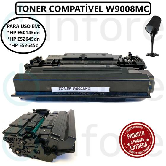 Imagem de Cartucho Toner Compatível W9008mc COM CHIP Para 9008MC E50145dn 50145 DN E52645dn E52645c Preto