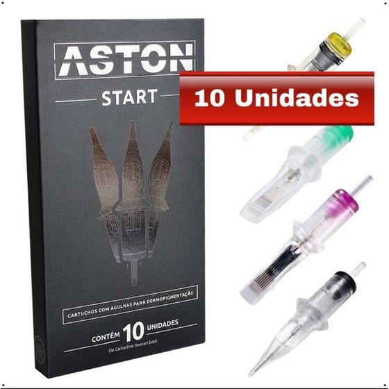 Imagem de Cartucho Universal Aston Start para Tatuagem Tattoo - 10 Unidades