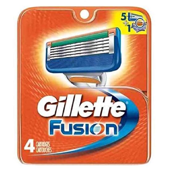 Imagem de Cartuchos Gillette Fusion 4 para barbear