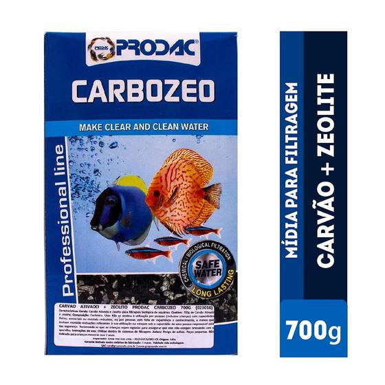 Imagem de Carvao Ativado + Zeolite Prodac Carbo Zeo 700g