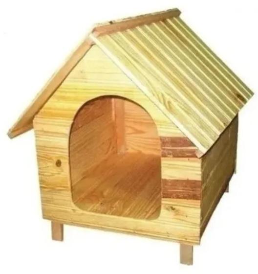 Imagem de Casa Casinha De Cachorro Gatos Madeira Porte Médio N 2 - Dog Pet