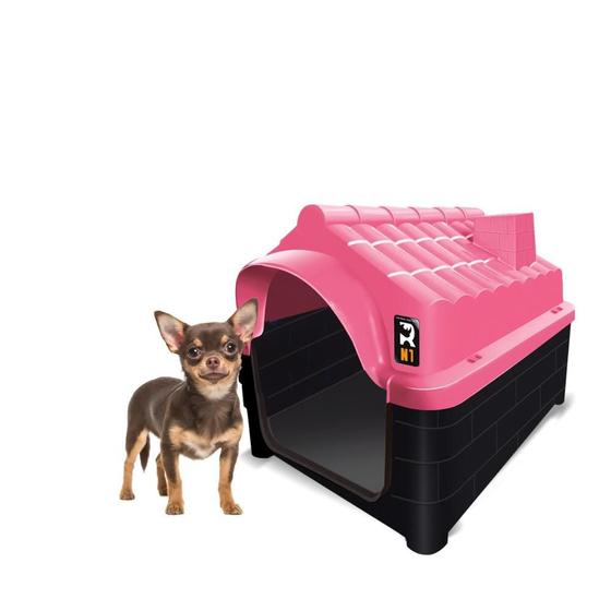 Casa Casinha De Cachorro Plástica Desmontável N1 Pequena Menor preço em Casa Casinha De Cachorro Plástica Desmontável N1 Pequena