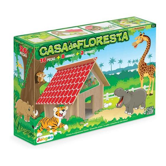 Imagem de Casa da Floresta 3D com Animais Junges